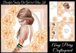 Beautiful Shabby Chic Girl 8x8 Mini Kit 