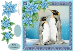 Gorgeous Penguin Family 8x8