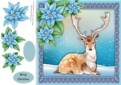 Gorgeous Reindeer 8x8