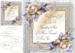 The Greatest Gift In Life Is Friendship Beige 8x8