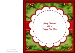 Gorgeous Christmas Insert 8x8