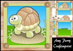 Sorry Its Late Turtle Birthday 8x8 Mini Kit