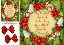 Beautiful Christmas Frame 1 8x8