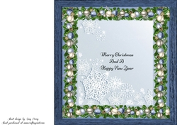 Gorgeous Tinsel & Bauble Insert 8x8