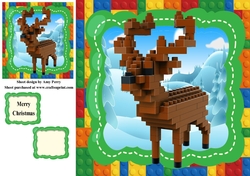 Gorgeous Lego Reindeer 8x8