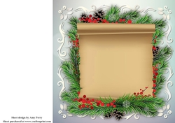 Gorgeous Christmas Insert Blank 8x8