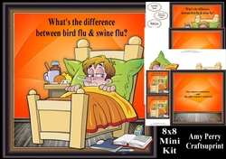 Boy Flu Humor 8x8 Mini Kit