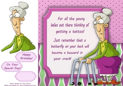 For all you young ladies ......Ladies humor 8x8