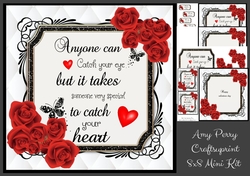 Anyone Can Catch Your Eye...... Unisex Valentine 8x8 Mini Kit