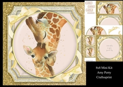 Gorgeous Giraffes 8x8 Mini Kit