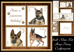Gorgeous Alsatian Cubes 8x8 Mini Kit