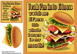 Burger Humour 8x8