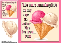Ice Cream Humour 8x8