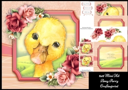 Adorable Yellow Duckling 8x8 Mini Kit
