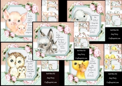 5 8x8 mini kits baby animal bumper kit 1