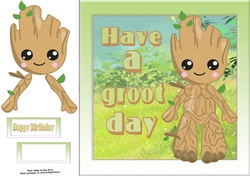 Have a groot birthday 8x8