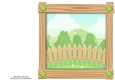 Beautiful Wooden Effect Insert Blank 8x8