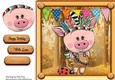 Cute Pig In Indian Fancy Dress 8x8