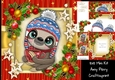 Gorgeous Sloth In Winter Hat 8x8 Mini Kit