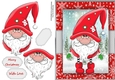 Cute Christmas Elf  In Santa Hat