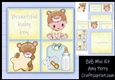 Baby Boy Cube Bear 8x8 Mini Kit