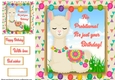 No Probllama its just your birthday Lllama fun 8x8