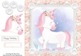 Gorgeous Unicorn Shabby Chic 8x8