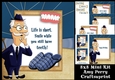 Life Is Short. Smile while you still have teeth 8x8 Mini Kit