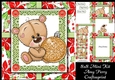 Gorgeous Brown Bear With Bauble 8x8 Mini Kit