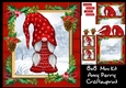 Gorgeous Festive Red Gnome 2 8x8 Mini Kit