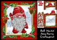 Gorgeous Festive Red Gnome 3 8x8 Mini Kit