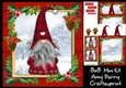 Gorgeous Festive Red Gnome 4 8x8 Mini Kit