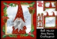 Gorgeous Festive Red Gnome 5 8x8 Mini Kit