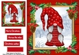 Gorgeous Festive Red Gnome 2 8x8