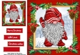 Gorgeous Festive Red Gnome 3 8x8