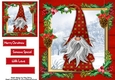 Gorgeous Festive Red Gnome 4 8x8