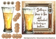 Vintage Beer Humour 2 7x7
