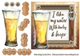 Vintage Beer Humour 4 7x7