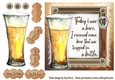 Vintage Beer Humour 5 7x7