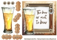 Vintage Beer Humour 6 7x7
