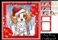Gorgeous Festive Cavalier 7x7 Mini Kit