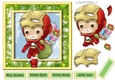 Festive Marvel Character 5 7x7