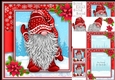 Gorgeous Festive Gnome Waving 8x8 Mini Kit