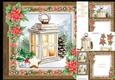 Beautiful Watercolour Christmas Lantern 8x8 Mini Kit