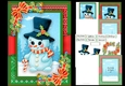Gorgeous Festive Snowman With Top Hat A5 Mini Kit