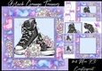 Black Grunge Trainers 8x8 Mini Kit