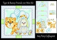 Tiger & Bunny Friends  7x7 Mini Kit