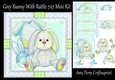 Bunny With Rattle 7x7 Mini Kit