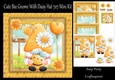 Cute bee Gnome With Daisy Hat 7x7 Mini Kit