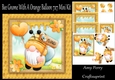 Bee Gnome With A Orange Balloon 7x7 Mini Kit